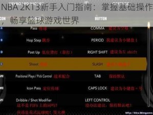 NBA 2K13新手入门指南：掌握基础操作，畅享篮球游戏世界