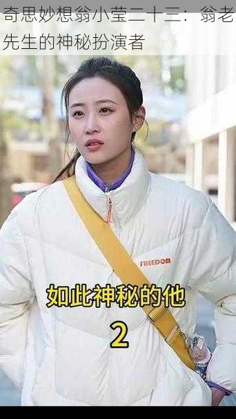 奇思妙想翁小莹二十三：翁老先生的神秘扮演者